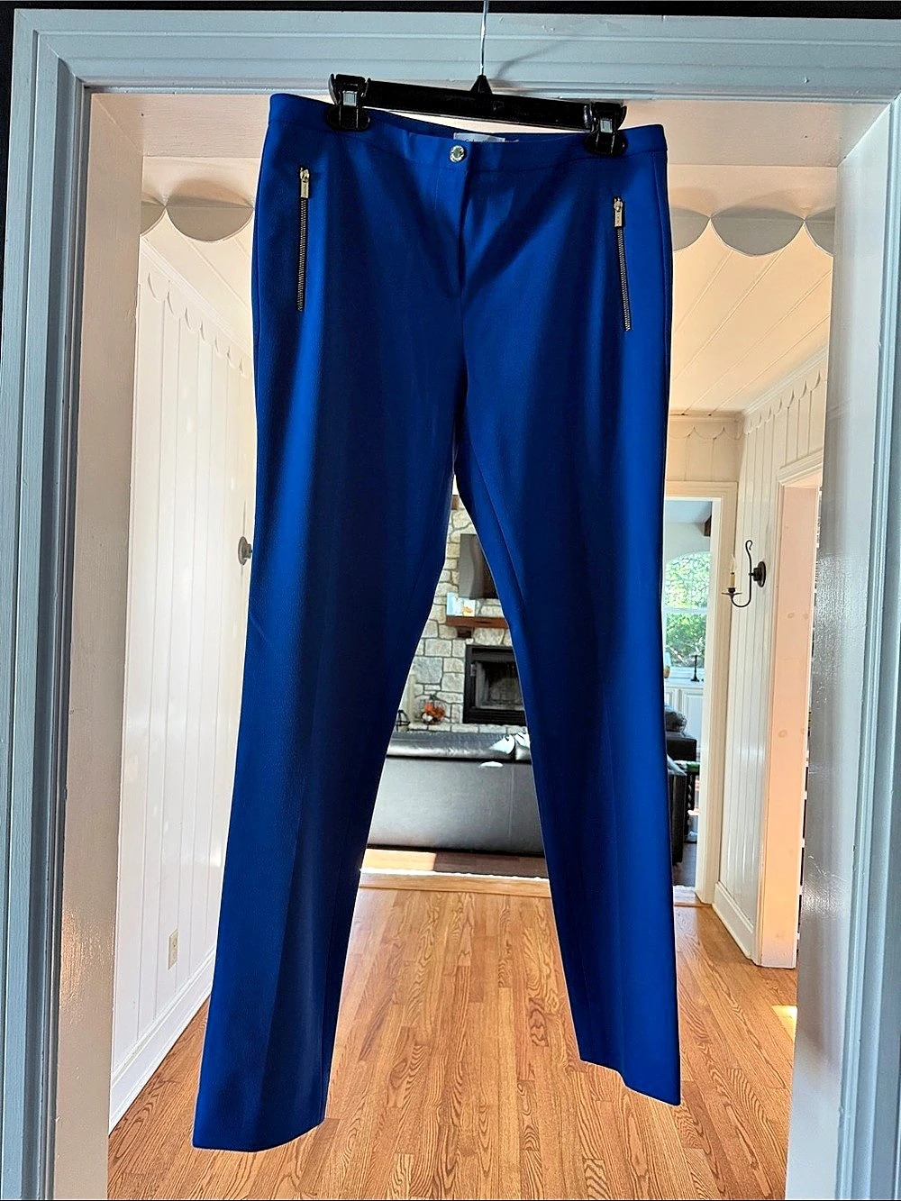 Calvin Klein Blue Trousers Size 8 Like New
